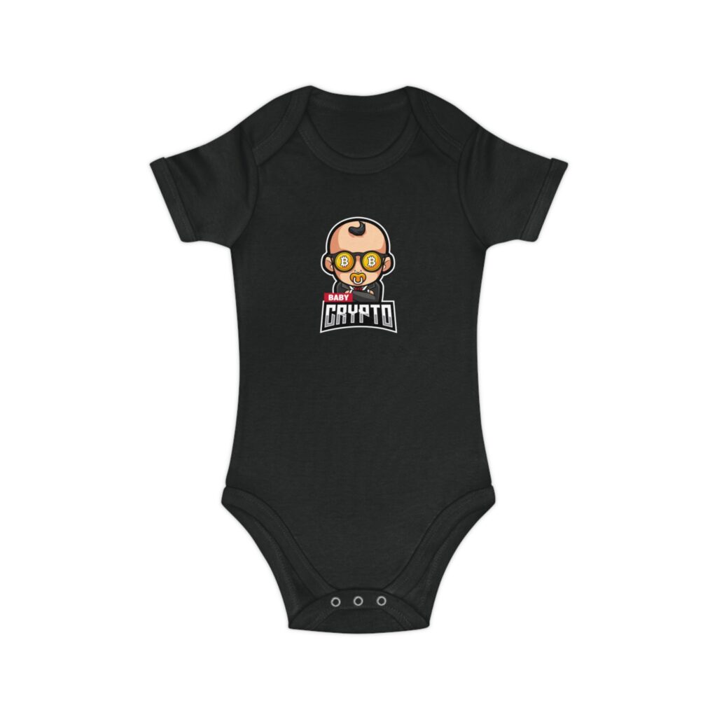 Crypto Baby Bodysuit — Cute Crypto Infant One-Piece crypto merch for Bitcoin, Ethereum and Web3 culture