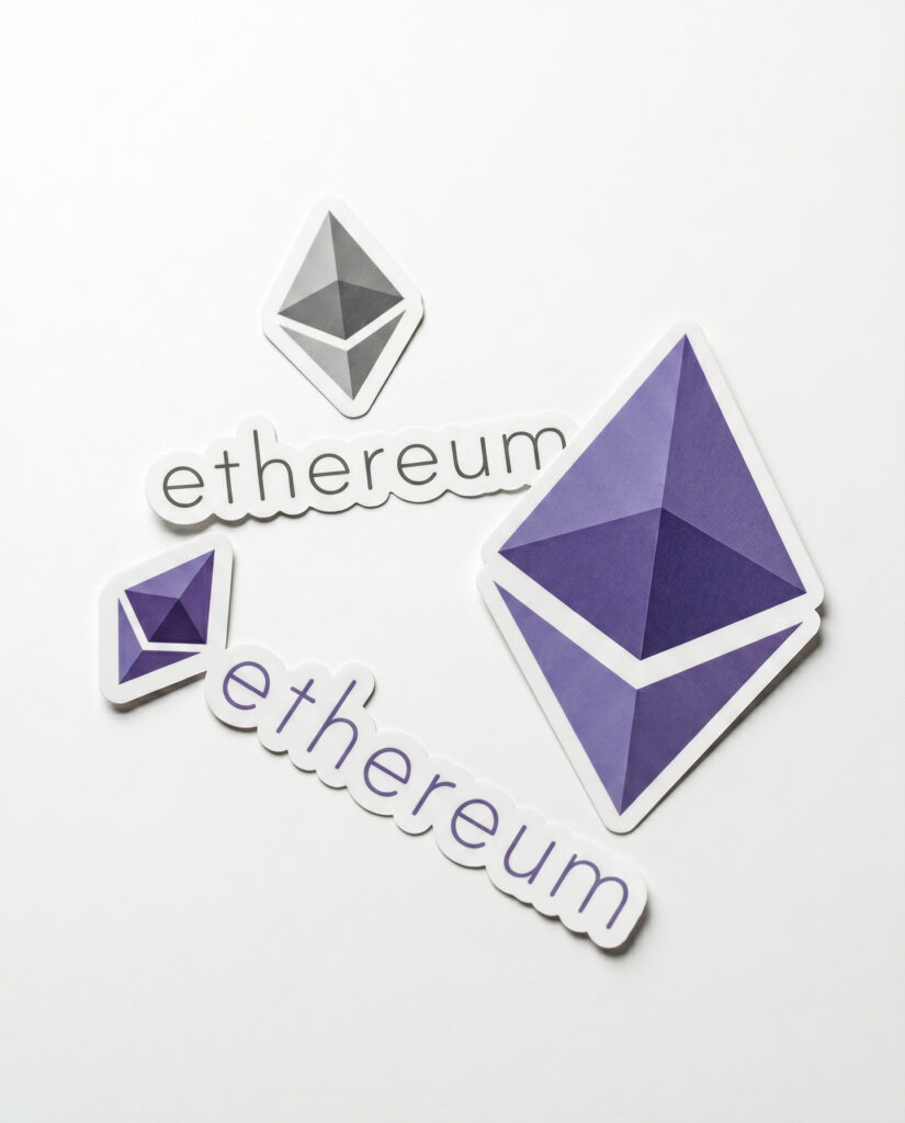Ethereum stickers crypto gift for traders and Web3 builders