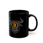 Bitcoin Bull Mug — Crypto Investor Coffee Cup (11oz & 15oz) crypto mug and blockchain drinkware