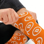 Bitcoin orange socks crypto socks for Bitcoin and Web3 holders
