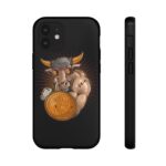 Bitcoin bull case — Bitcoin & Ethereum Design crypto phone case for iPhone and Samsung