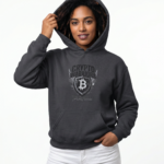 Bitcoin Heroes never sell Hoodie crypto hoodie for Bitcoin and Web3 streetwear