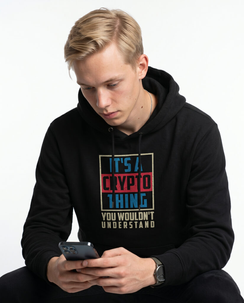 Crypto Thing Hoodie — "It's a Crypto Thing You Wouldn't Understand" Casual Crypto Sweatshirt crypto hoodie for Bitcoin and Web3 streetwear