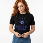 Ethereum T-shirt — "It's a Ethereum Thing" casual crypto T-shirt crypto T-shirt voor Bitcoin- en Web3-cultuur