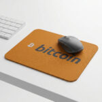 Bitcoin mouse pad crypto gift for traders and Web3 builders