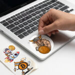 Bitcoin Stickers crypto gift for traders and Web3 builders