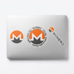 Monero sticker pack crypto gift for traders and Web3 builders
